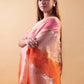 Orange & Pink Ada Rangkat Kadhua Organza Silk Saree