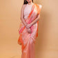 Orange & Pink Ada Rangkat Kadhua Organza Silk Saree