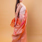 Orange & Pink Ada Rangkat Kadhua Organza Silk Saree