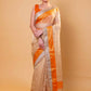 Gold Rekha Inspired Tissue Silk Saree With Embroidered Lace