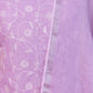 Lavender Pure Linen Embroidered Suit