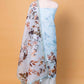 Sky Blue Floral Digital Print Chanderi Suit