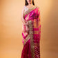 Rani Pure Tissue Silk Saree With Embroidery Border