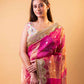 Rani Pure Tissue Silk Saree With Embroidery Border