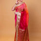 Rani Dhup Chav Embellished Lace Pure Soft Tissue Silk Saree