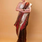 Red & Green Dhup Chav Embellished Lace Pure Tissue Silk Saree
