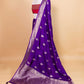 Purple Sona Rupa Fancy Silk Saree