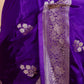 Purple Sona Rupa Fancy Silk Saree