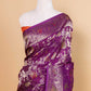 Purple Raja Rani Bandhani  Fancy Silk Saree