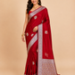 Maroon Sona Rupa Satin Silk Saree