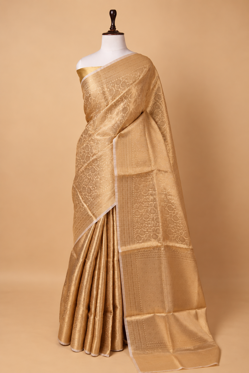 Golden Tissue Pure Silk Saree