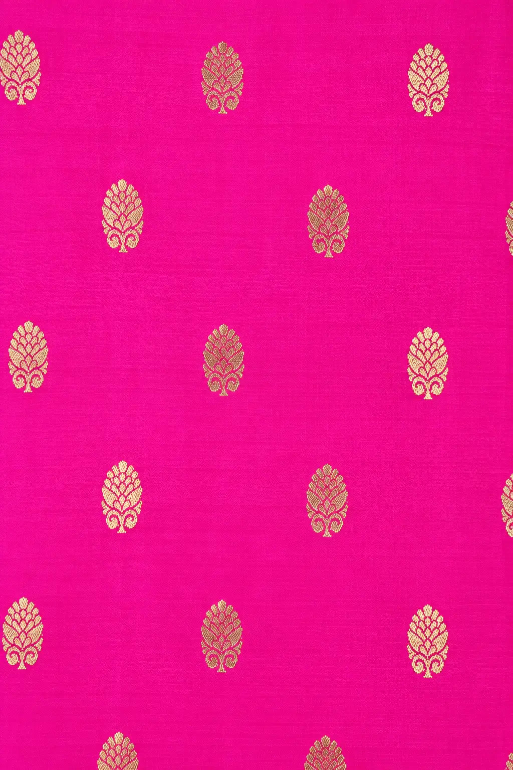Rani Pink Handwoven Chiniya Silk Suit Set