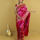 Rani Pink Kadhwa Jangla Meenadar Banarasi Silk Saree