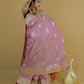 Pastel Pink Sona Rupa Kadhwa Katan Banarasi Silk Saree