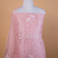 Light Pink Embroidered Organza Suit