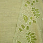 Mehndi Green Cut Work Matka Linen Suit