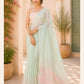 Liril Green Pure Linen Saree