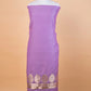 Lavender Chanderi Weaving Co-ords