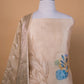 Cream Digital Print Puna Silk Suit