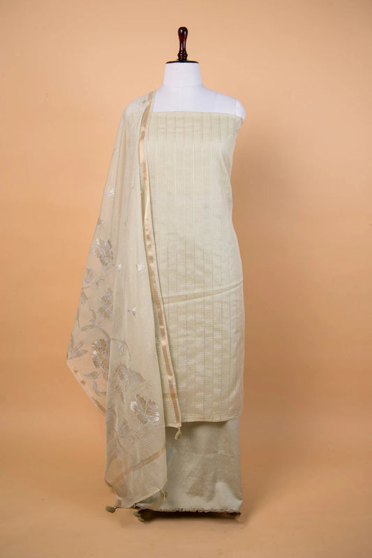 Pista Green Cotton Kota Suit