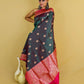 Bottle Green Rani Kadhua Katan Banarasi Silk Saree