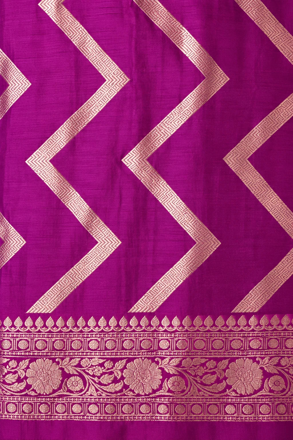 Magenta Puna Silk Weaving Co-ord Set