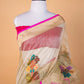 Mehndi Green Handwoven Tissue Net Saree
