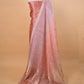 Peach Sona Rupa Weaving Puna Silk Suit