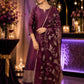 Wine Puna Silk Suit