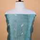 Sea Green Sona Rupa Weaving Puna Silk Suit