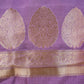 Lavender Chanderi Weaving Co-ords