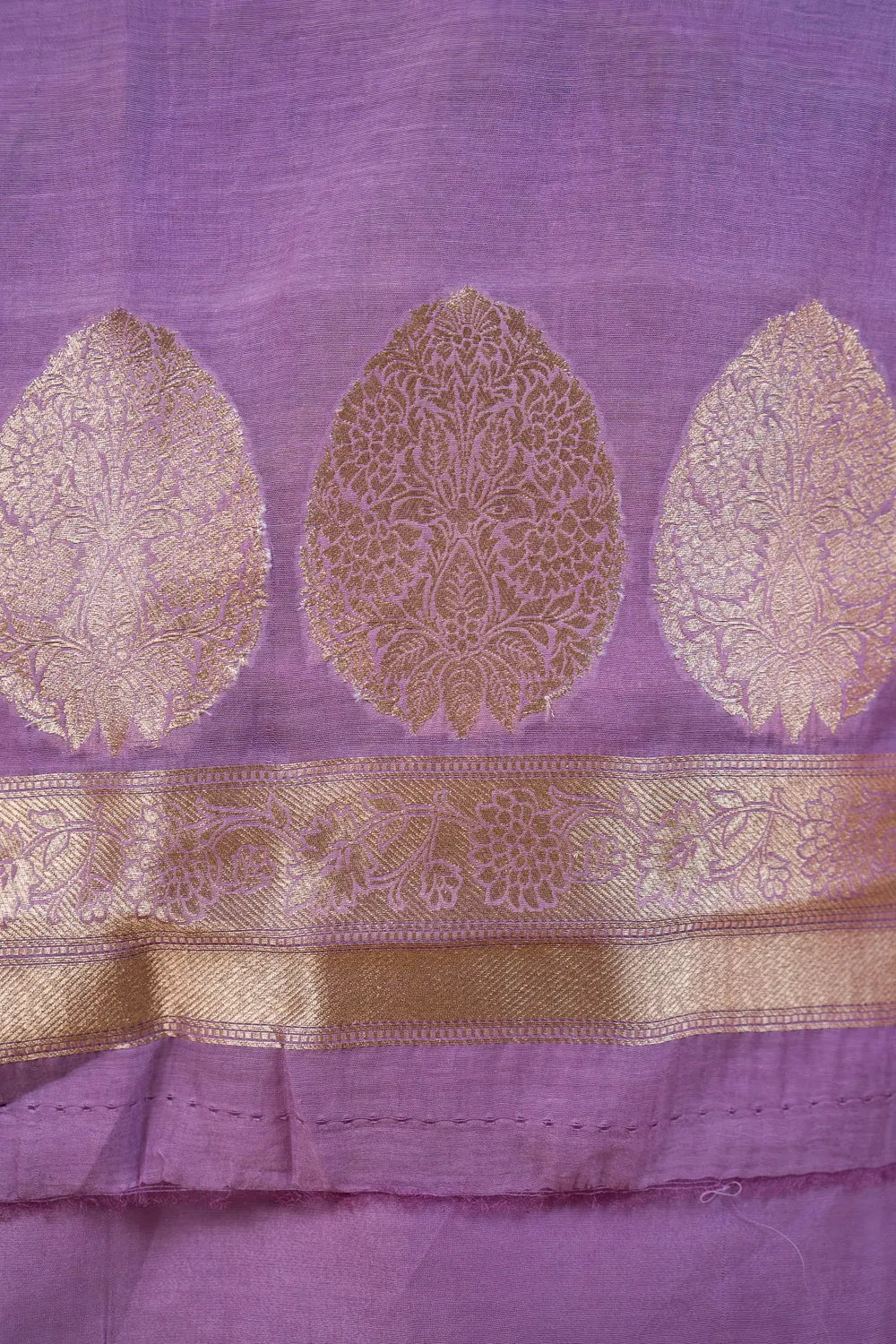 Lavender Chanderi Weaving Co-ords