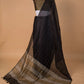 Coffee Brown Pure Linen Saree