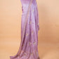 Lavender  Embroidered Tussar Silk Suit