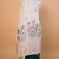 Cream Digital Print Cotton Jamdani Suit