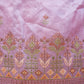 Lavender  Embroidered Tussar Silk Suit