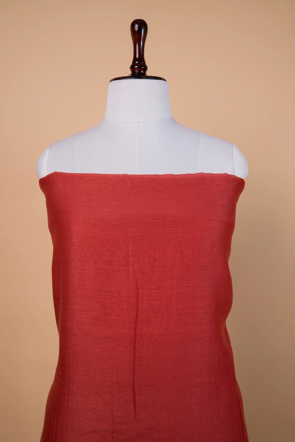 Rust Chanderi Weaving Co-ords
