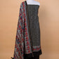 Black Cotton Printed Suit