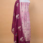 Onion Pink Shibori Dye Munga Silk Suit