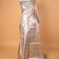 Rekhaji Inspired Silver Tissue Silk Saree