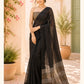 Coffee Brown Pure Linen Saree