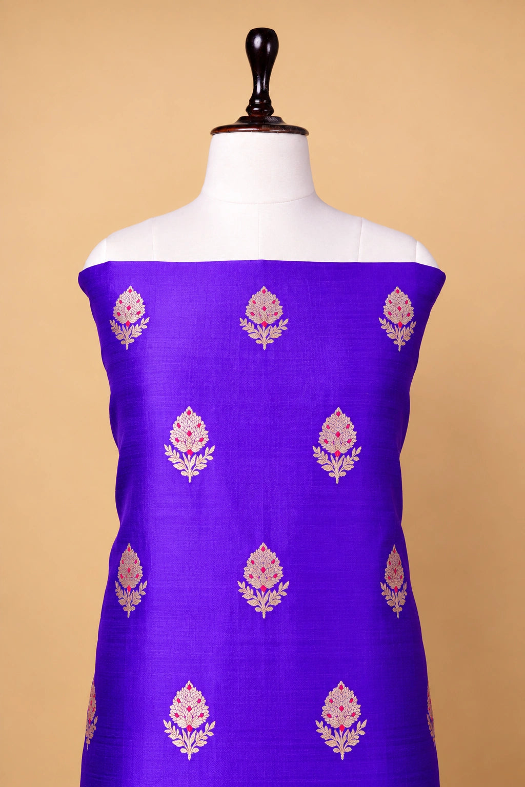 Violet Puna Silk Weaving Co-ord Set