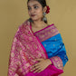 Turquoise Blue Rani Border Kadhua Katan Banarasi Silk Saree