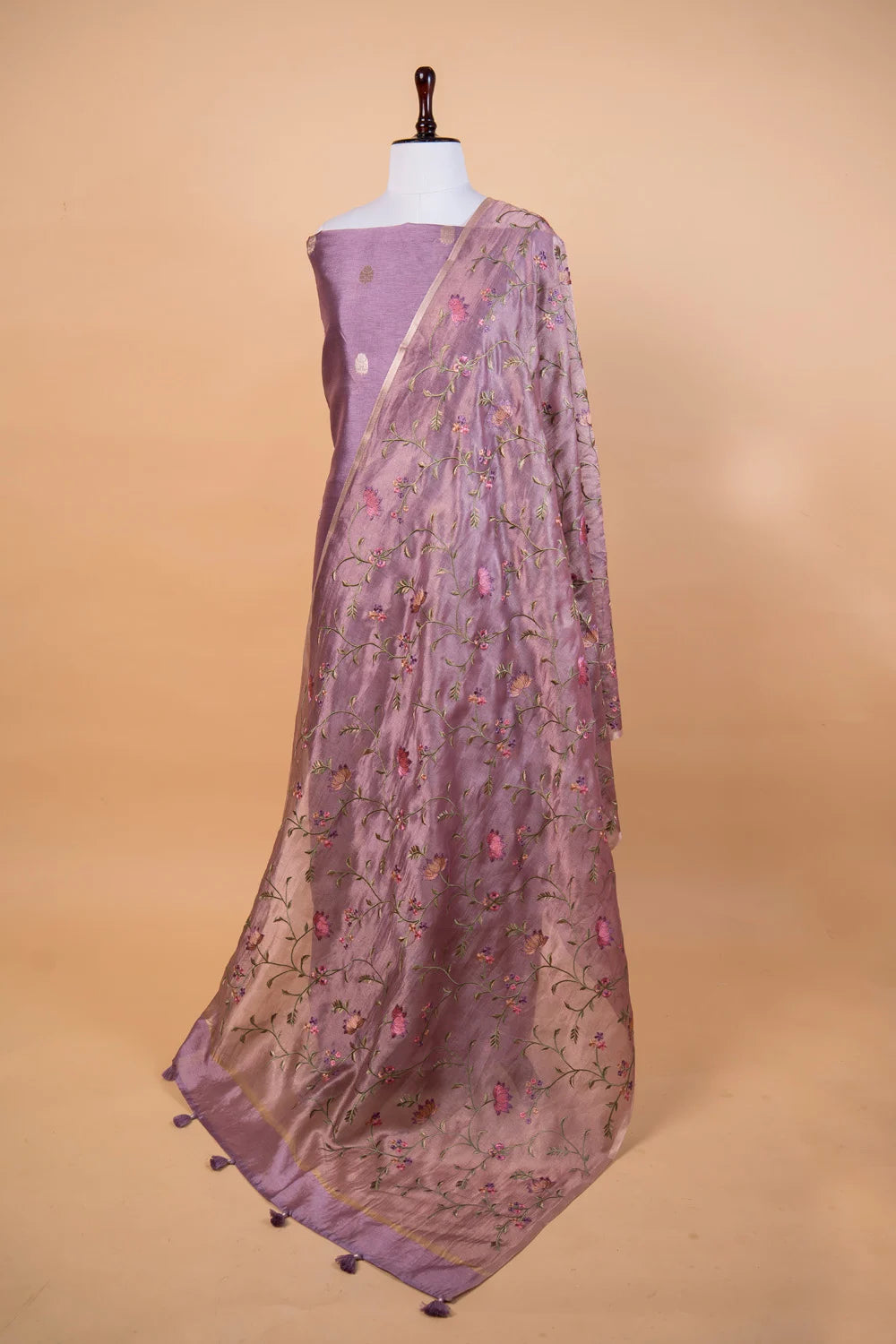 Lavender Puna Silk Suit