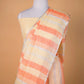 Yellow & Orange  Pure Linen Saree