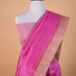 Baby Pink Handloom Raw Silk Saree