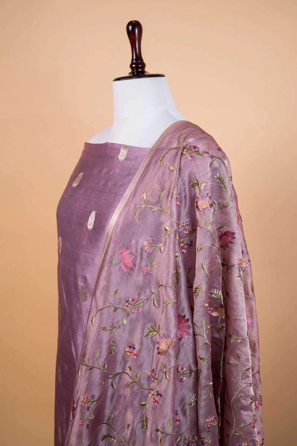 Lavender Puna Silk Suit