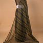 Mehndi Green Pure Linen Saree