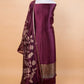 Wine Puna Silk Suit