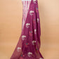 Onion Pink Shibori Dye Munga Silk Suit
